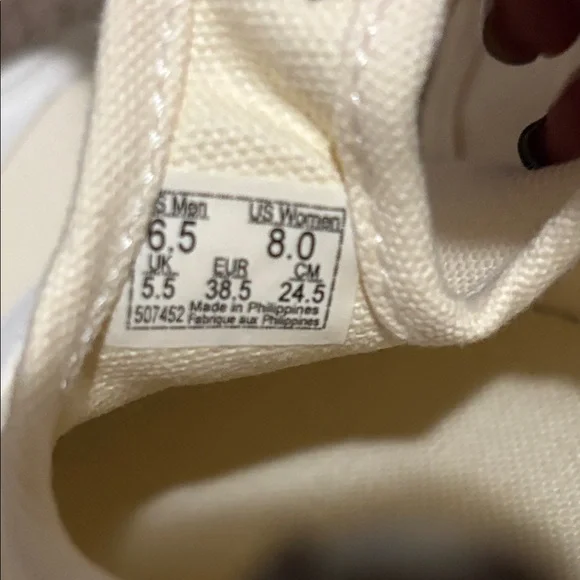 Vans Style 93 Mary Jane White Canvas Lug Sole Shoes NWOT Women’s - Picture 8 of 9